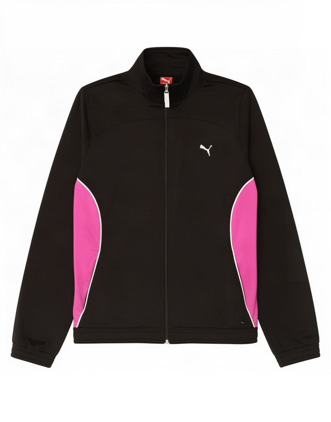 Puma - Chaqueta de chándal para mujer, talla 40, talla grande, color negro, poliéster