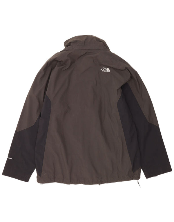 The North Face Chaqueta cortavientos para hombre UK 42 XL Nylon color block gris