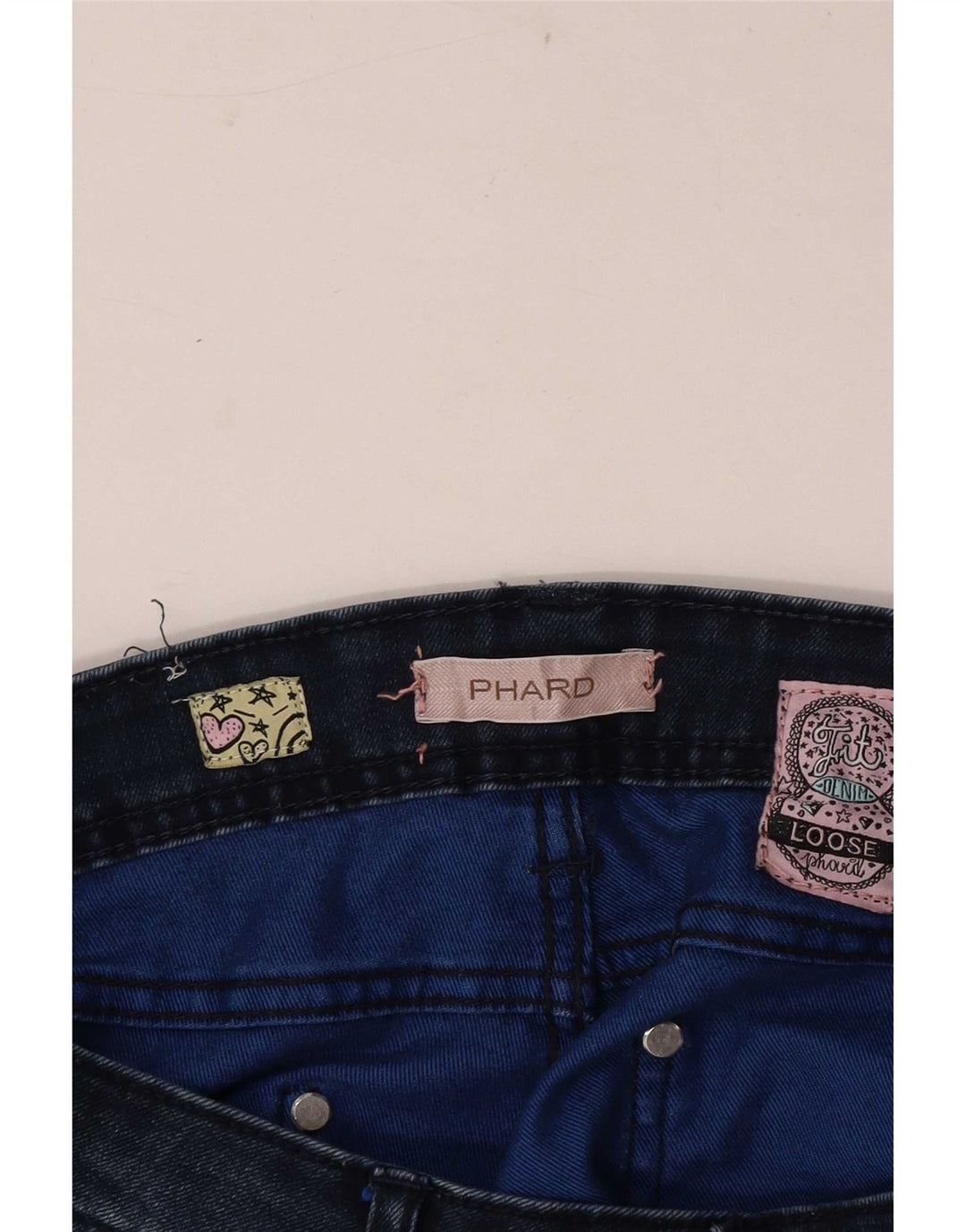 Vaqueros sueltos para mujer Phard talla 30W30 L27 azul