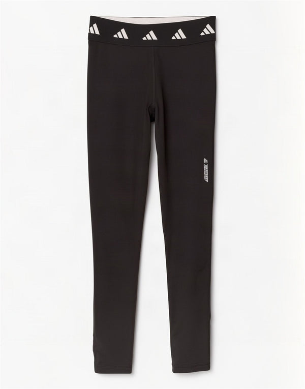 Adidas Mujer Aeroready Graphic Leggings Reino Unido 8/10 Pequeño Negro