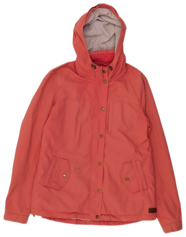 Chaqueta cortavientos con capucha para mujer Fat Face UK 42 Medium Pink Nylon