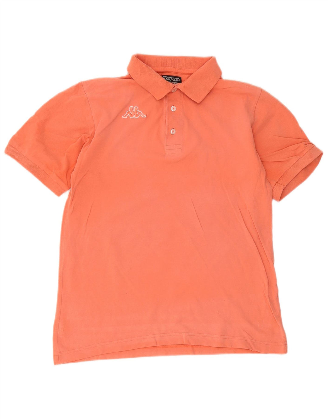 Kappa Polo Hombre Small Naranja Algodón