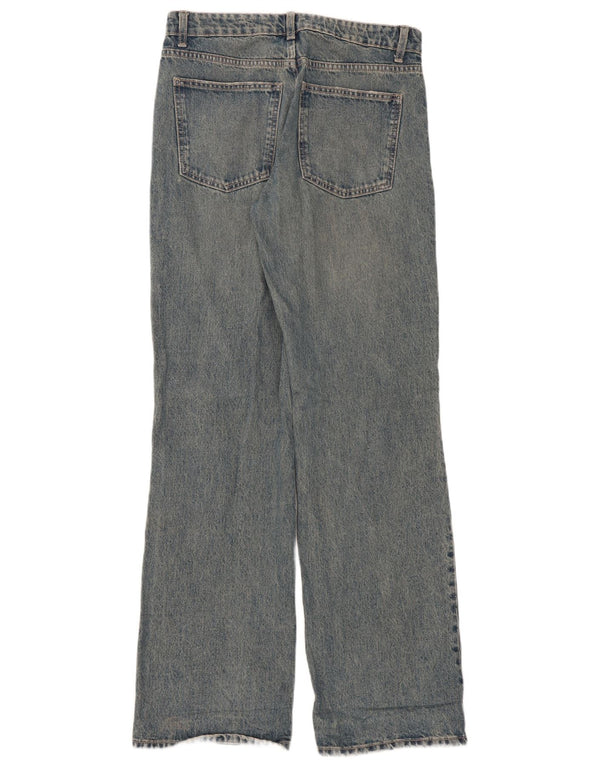 Zara Jeans De Pierna Ancha Para Mujer EU 38 Small W28 L33 Algodón Azul