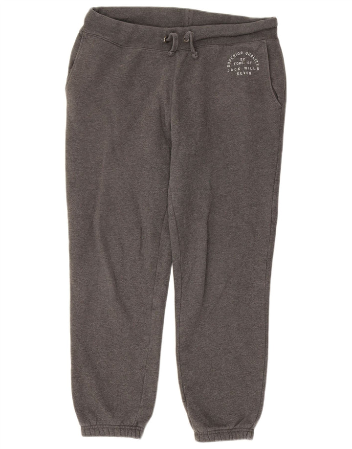 JACK WILLS Pantalones de chándal ajustados para mujer Joggers UK 46 Large Grey