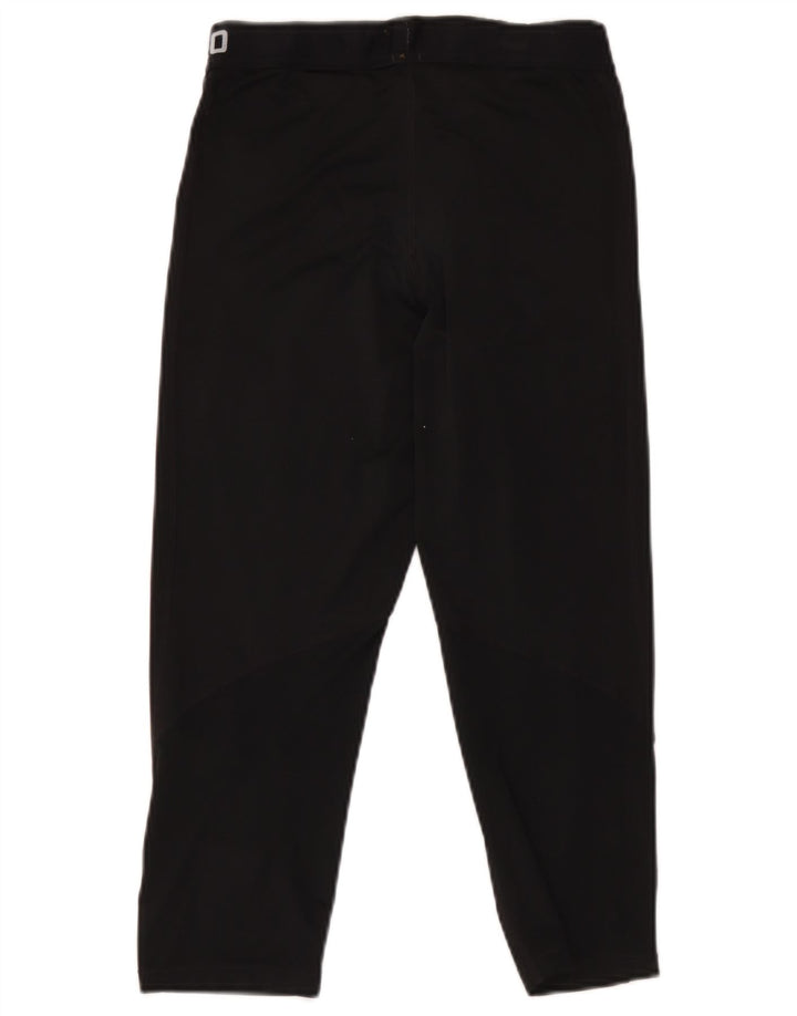 Nike - Pantalones de chándal capri gráficos para mujer, talla 40, poliéster negro mediano