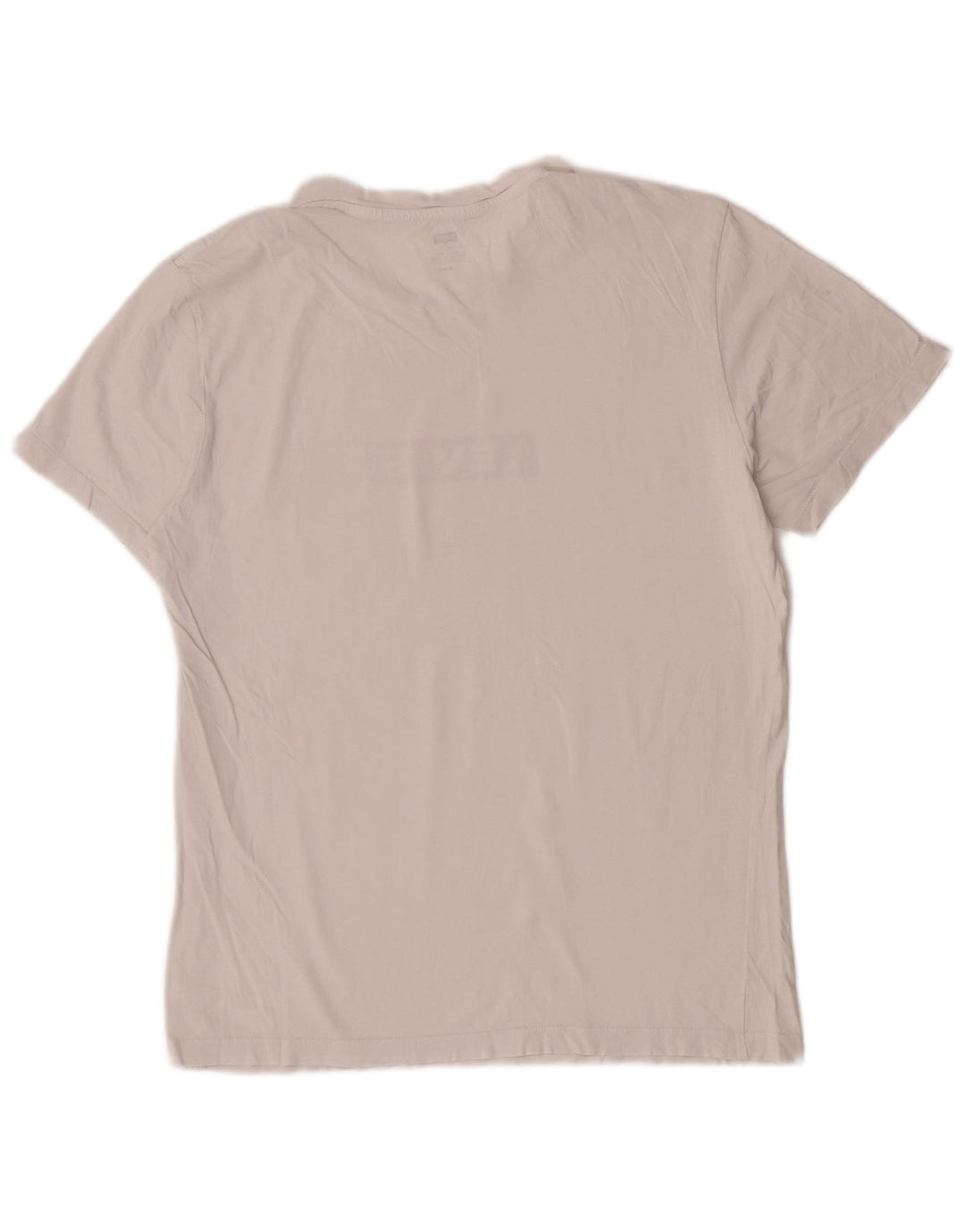 Levi's Hombre Camiseta Gráfica Top Medio Blanco