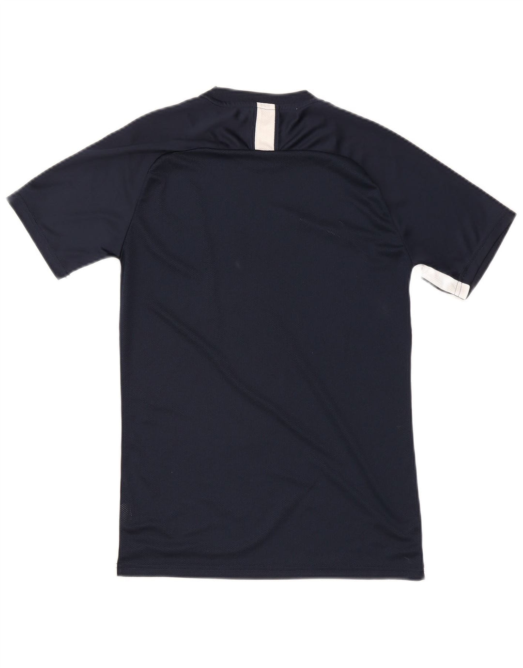Camiseta Nike Dri Fit para hombre Top medio azul marino color block Poliéster