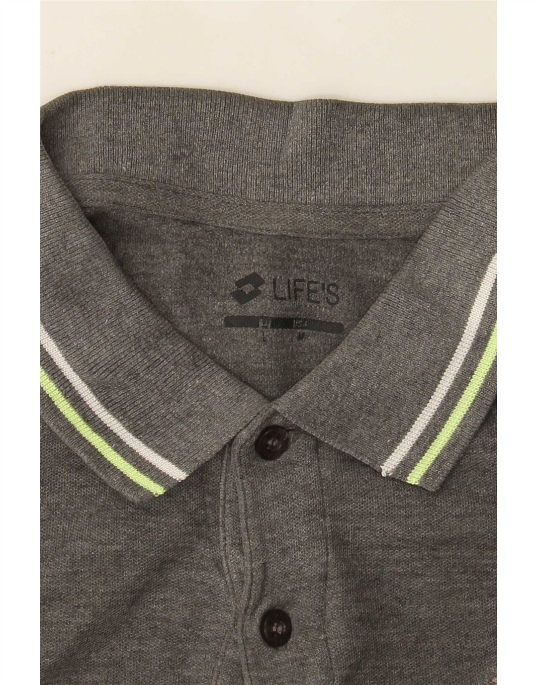 Polo Lotto Hombre Gris Medio Moteado