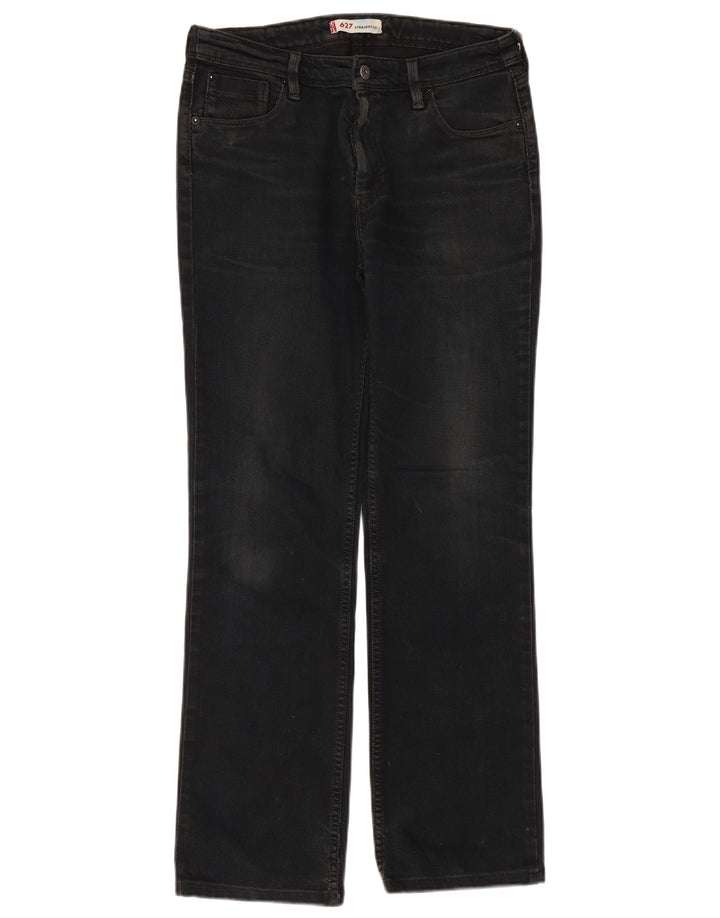 Vaqueros Levi's Mujer 627 Rectos W32 L31 Negro