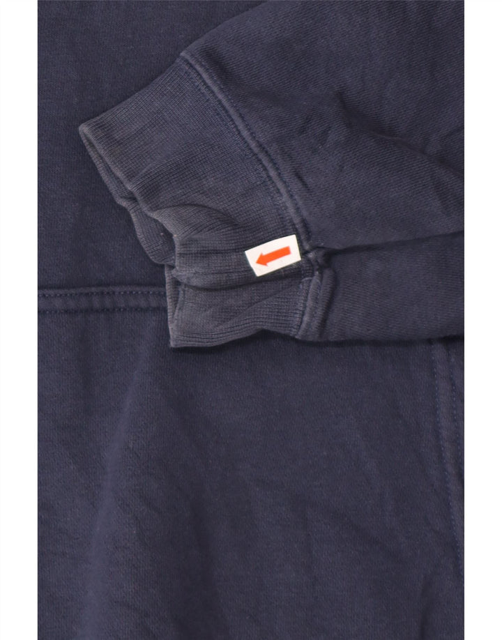 NIKE Jersey con capucha para hombre, talla grande, algodón azul marino