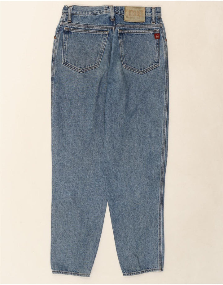 OUTSIDER Womens Tapered Jeans W31 L29 Blue Cotton Vintage Outsider and Second-Hand Outsider from Messina Hembry 