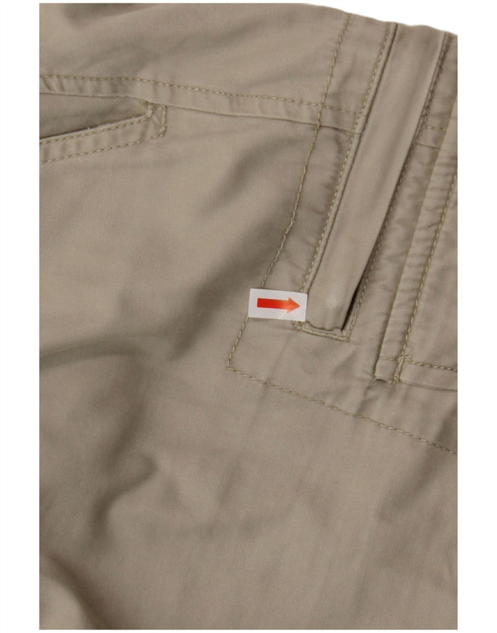 VINTAGE Pantalones cortos cargo para hombre IT 56 3XL W40 Beige