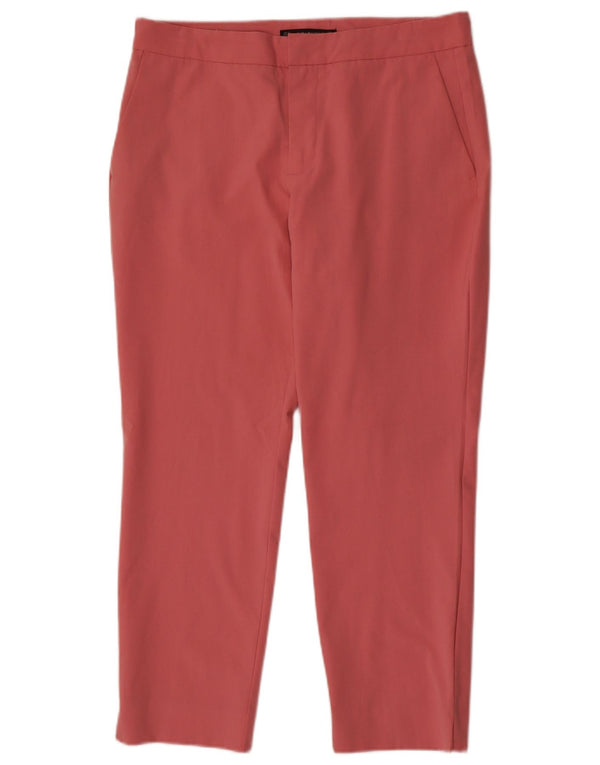 Zara Mujer Pantalón Chino Recto EU 40 Medium W30 L26 Rosa