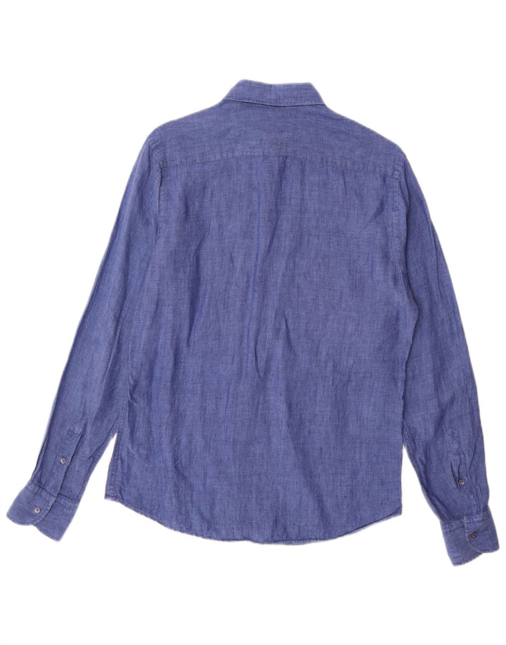 Camisa Massimo Dutti Hombre Small Azul