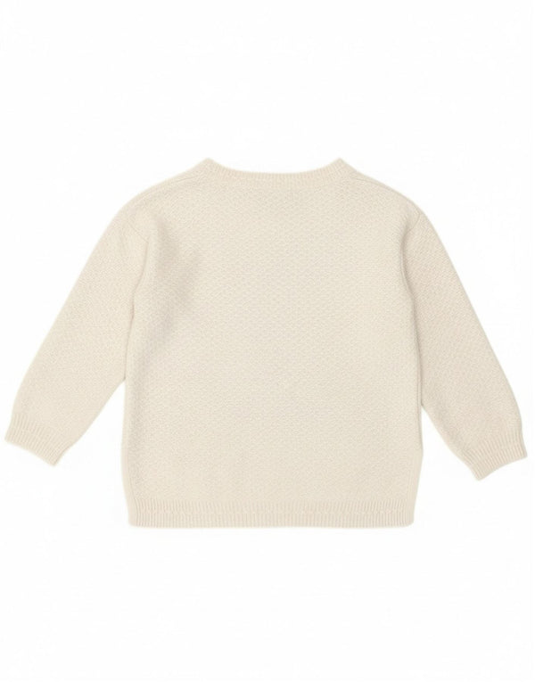 Suéter tipo jersey con cuello barco para mujer de Fat Face UK 8 Small Viscosa blanca