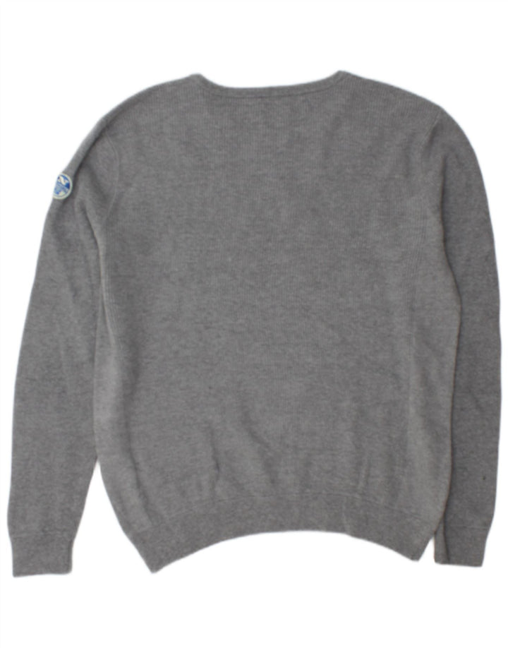 North Sails Jersey De Cuello Redondo Hombre XL Algodón Gris