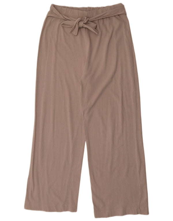 Zara Mujer Pantalón Chándal ES 40 XL Algodón Beige