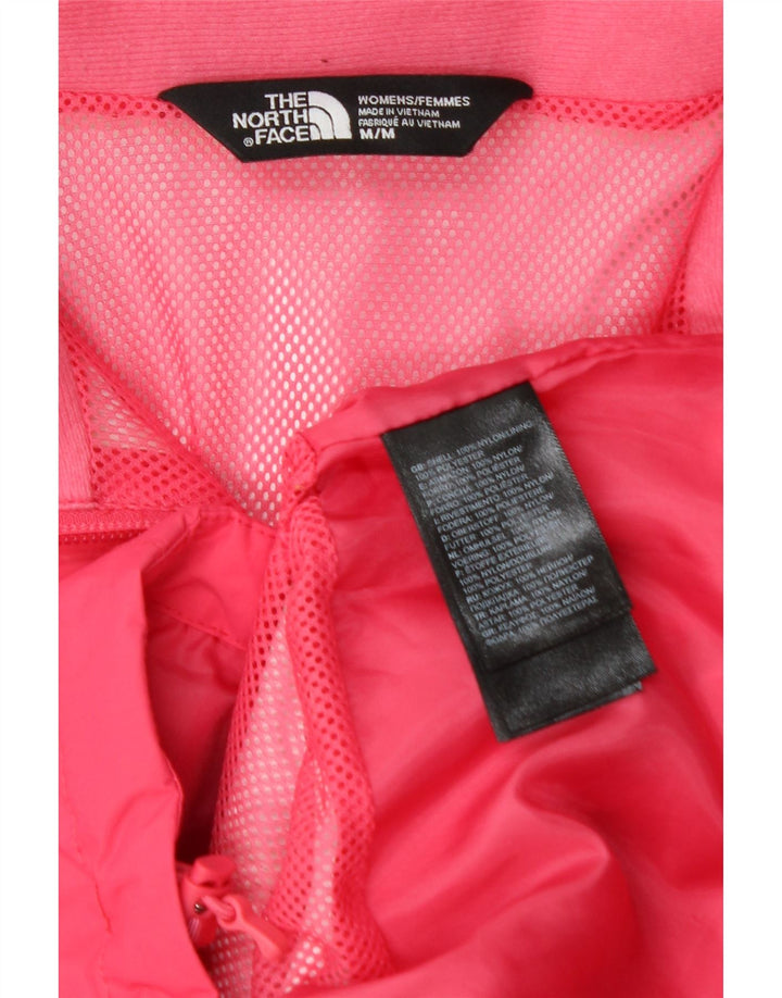 THE NORTH FACE Womens Hooded Rain Jacket UK 14 Medium Pink Nylon