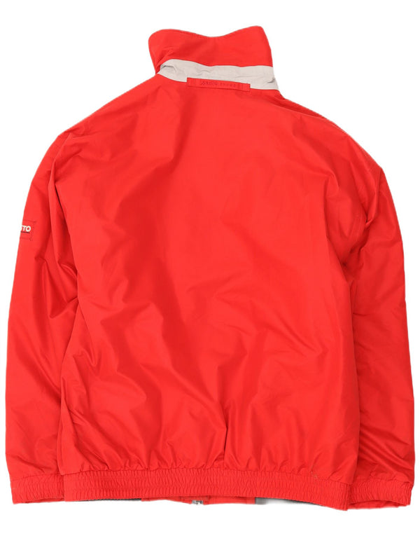 Musto Chaqueta cortavientos para hombre UK 38 Mediano Rojo Poliéster