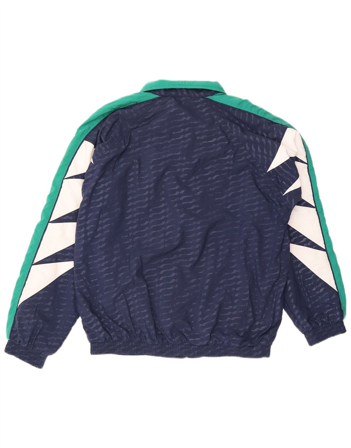 Puma Hombre Chándal Top Jacket Medium Azul Marino Colorblock Poliamida