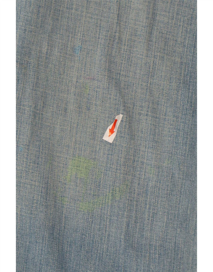 Lee Mens Peto Jeans Pequeño W32 L30 Algodón Azul