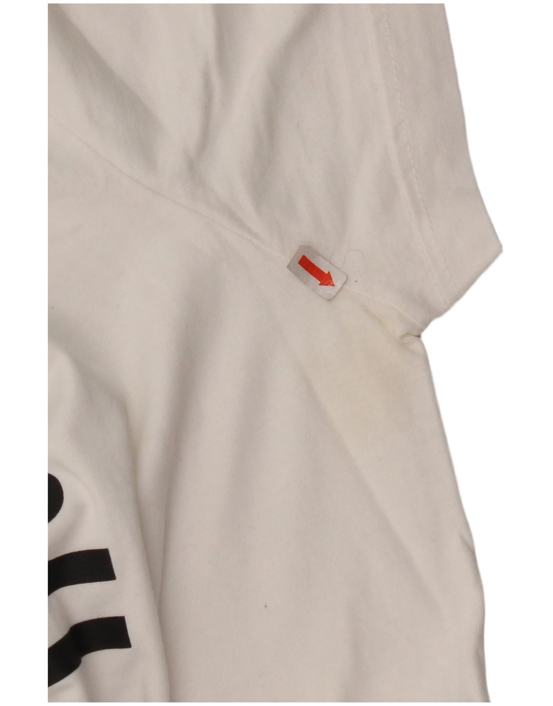 ADIDAS Camiseta gráfica para mujer Top UK 16/18 Grande Algodón blanco