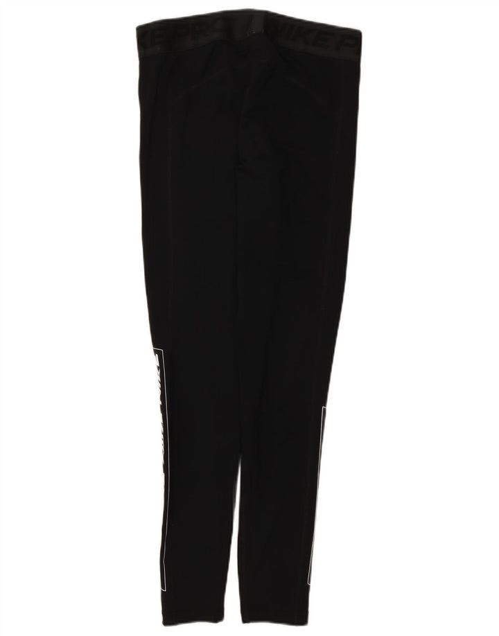 Nike - Leggings gráficos Dri Fit para mujer, talla 40, poliéster negro grande
