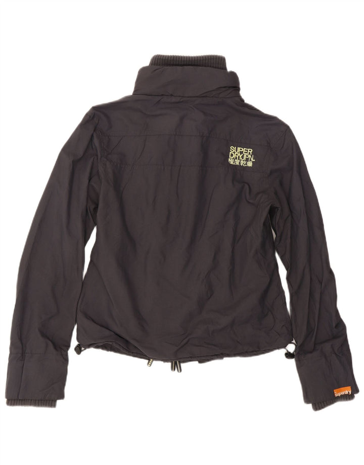 SUPERDRY Chaqueta cortavientos para mujer UK 46 Large Grey Nylon
