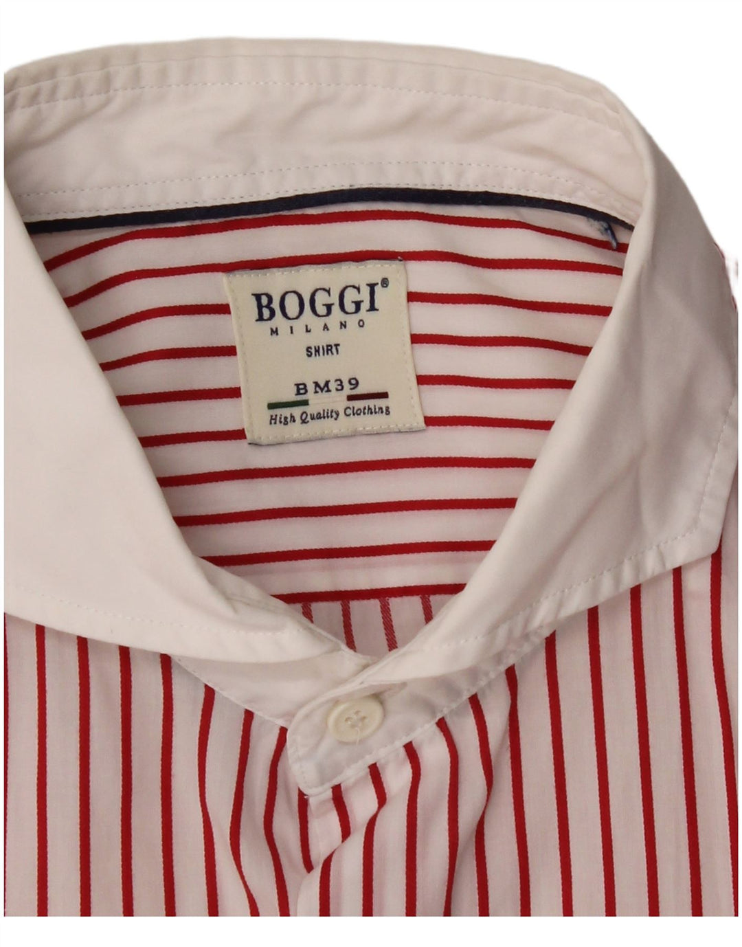 BOGGI Camisa Hombre 2XL Rayas Rojas