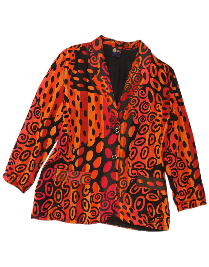 Your Sixth Sense Chaqueta tipo blazer de 2 botones para mujer EU 40 Mediana Negra Geométrica
