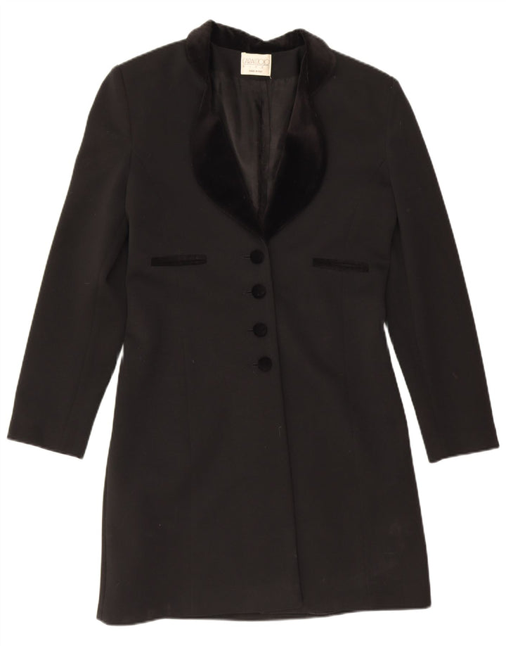 Caracciolo Conjunto de 2 piezas de 4 botones para mujer IT 44 Poliéster negro mediano