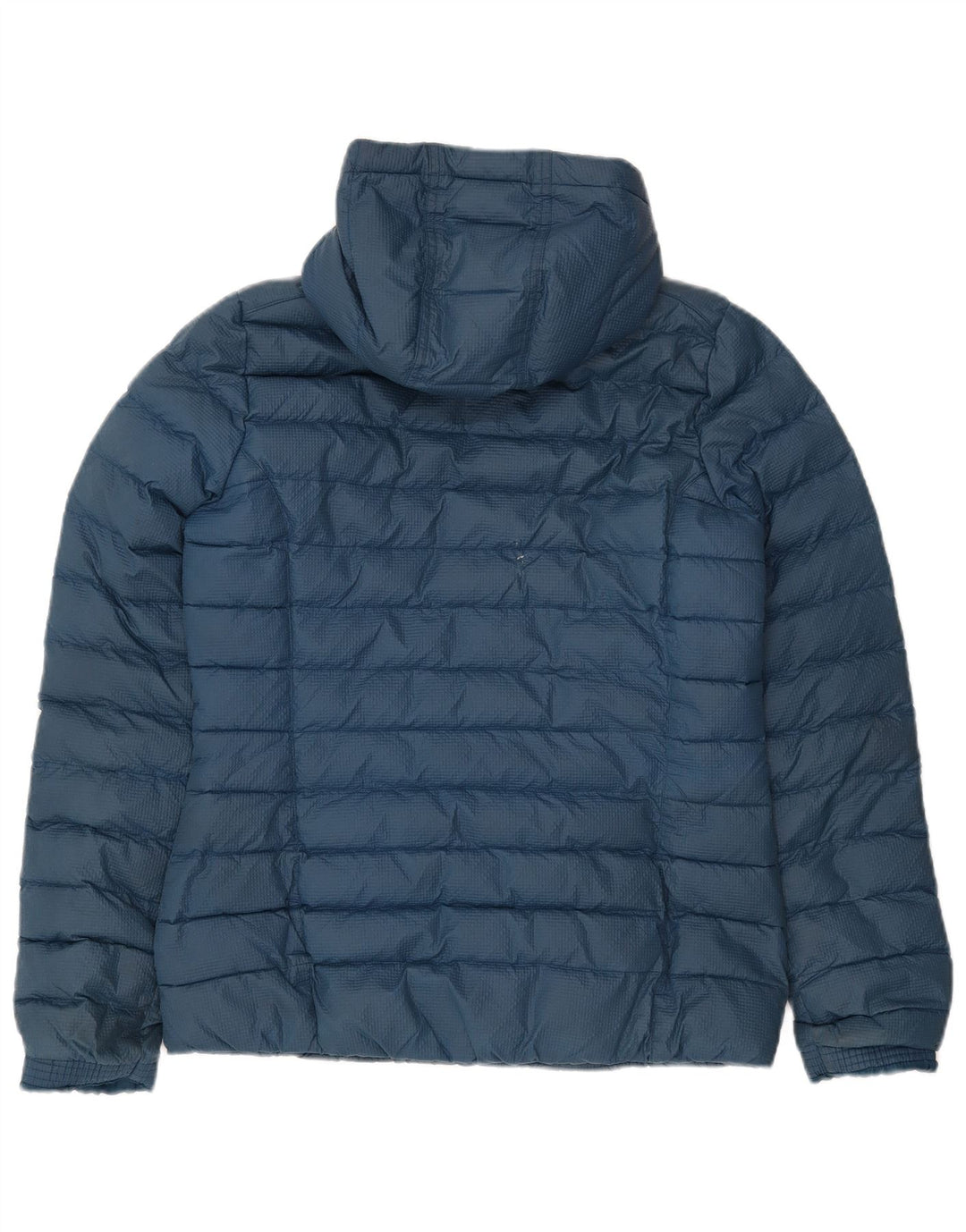 Adidas Chaqueta acolchada con capucha para mujer UK 14 Medium Blue Nylon