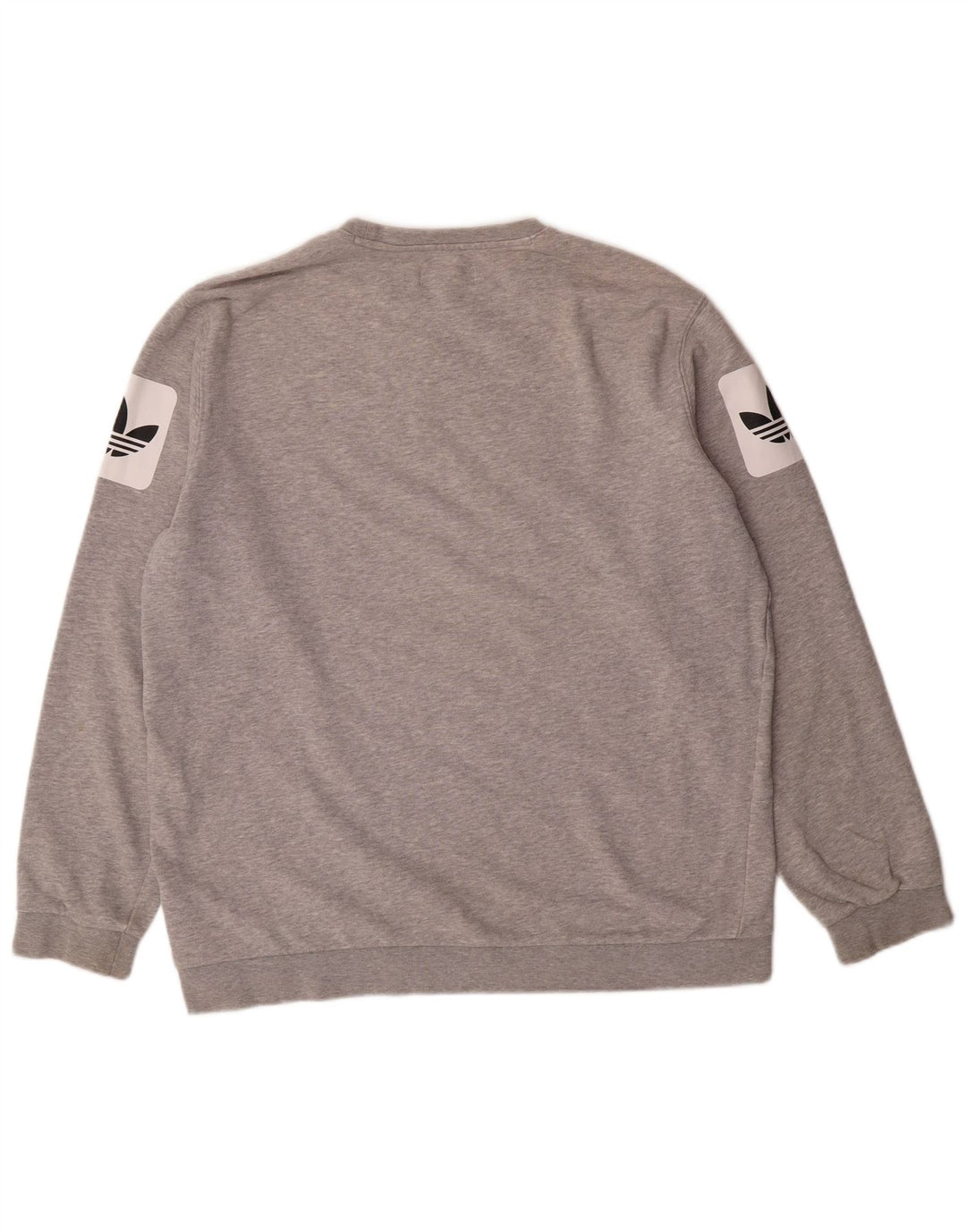 ADIDAS Sudadera gráfica para hombre Jumper Large Gris Algodón