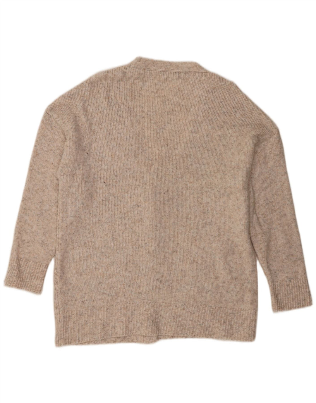 Marks & Spencer Suéter tipo cárdigan extragrande para mujer UK 46 Large Beige