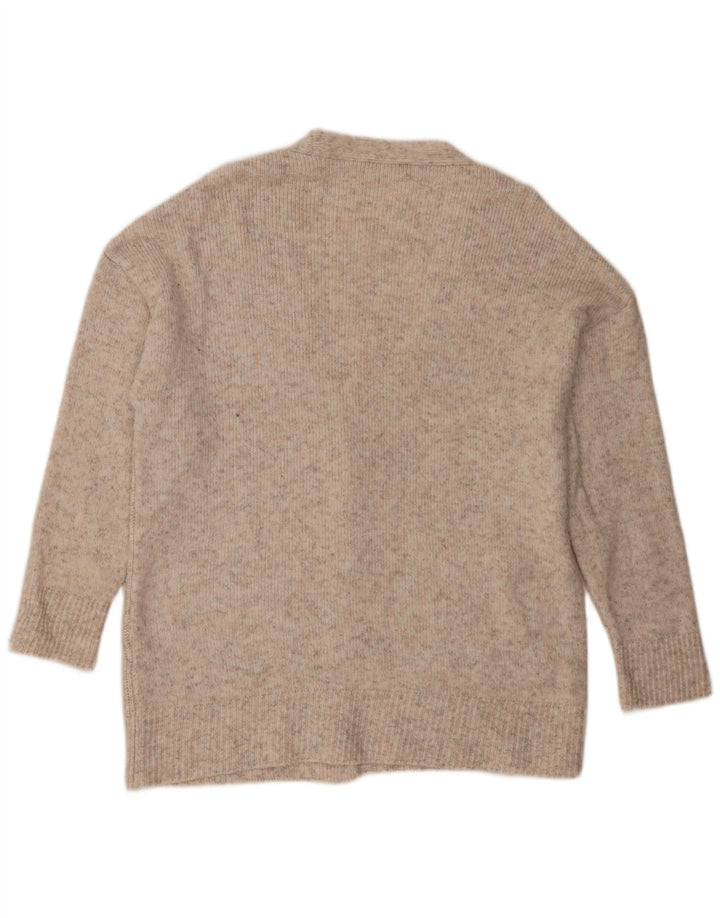 Marks & Spencer Suéter tipo cárdigan extragrande para mujer UK 46 Large Beige