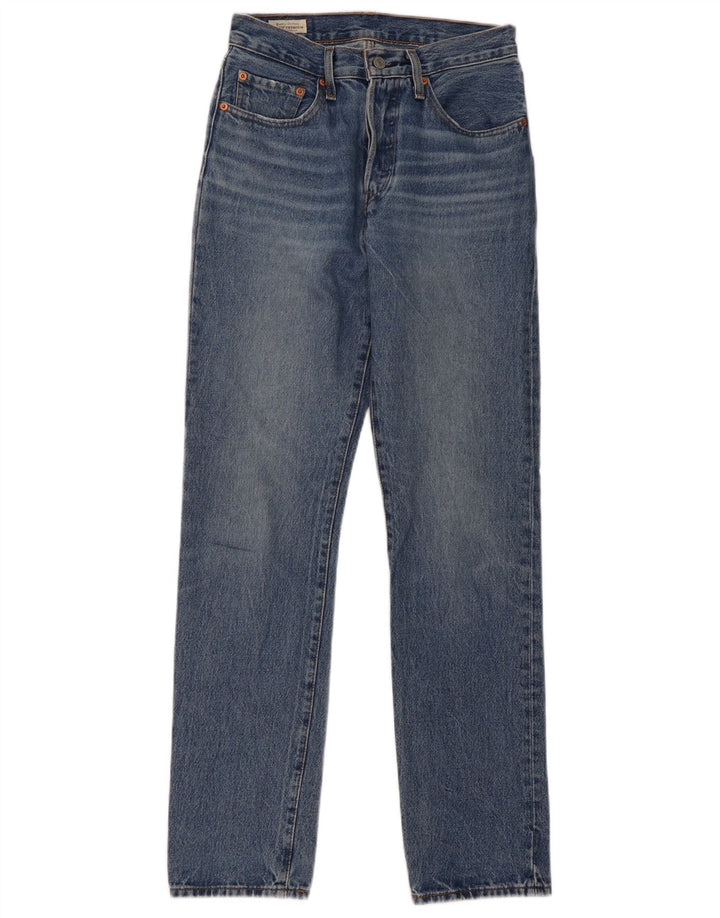 Vaqueros Levi's Mujer 501 Rectos W26 L32 Algodón Azul