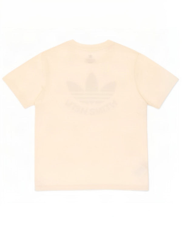 Adidas Boys Stan Smith Graphic Camiseta Top 10-11 años Blanco Algodón
