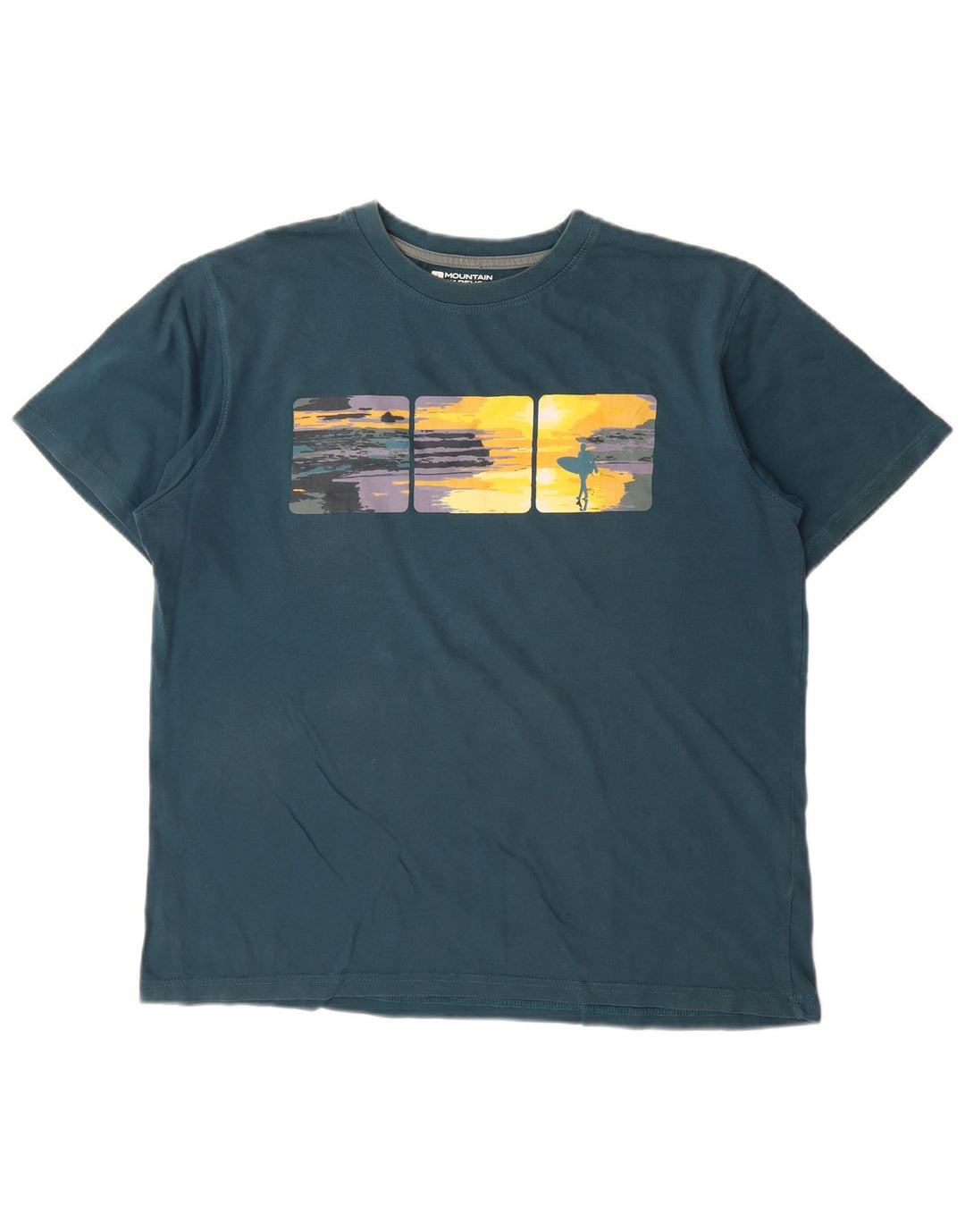 Camiseta con gráfico para hombre de Mountain Warehouse, talla grande, verde