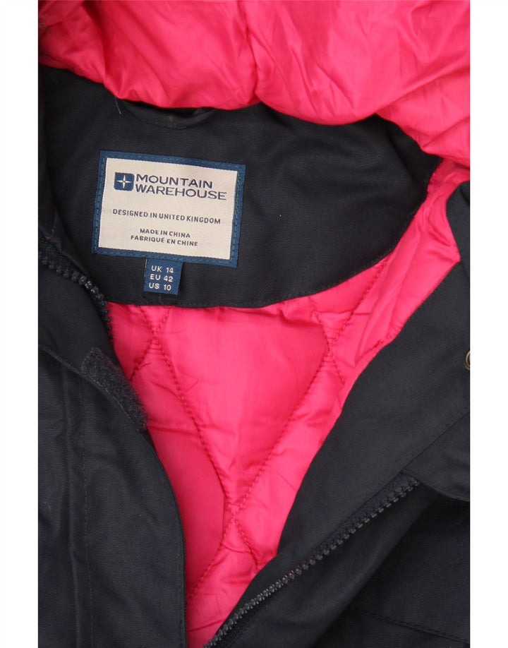 MOUNTAIN WAREHOUSE Chaqueta parka con capucha para mujer UK 40 Grande Azul marino