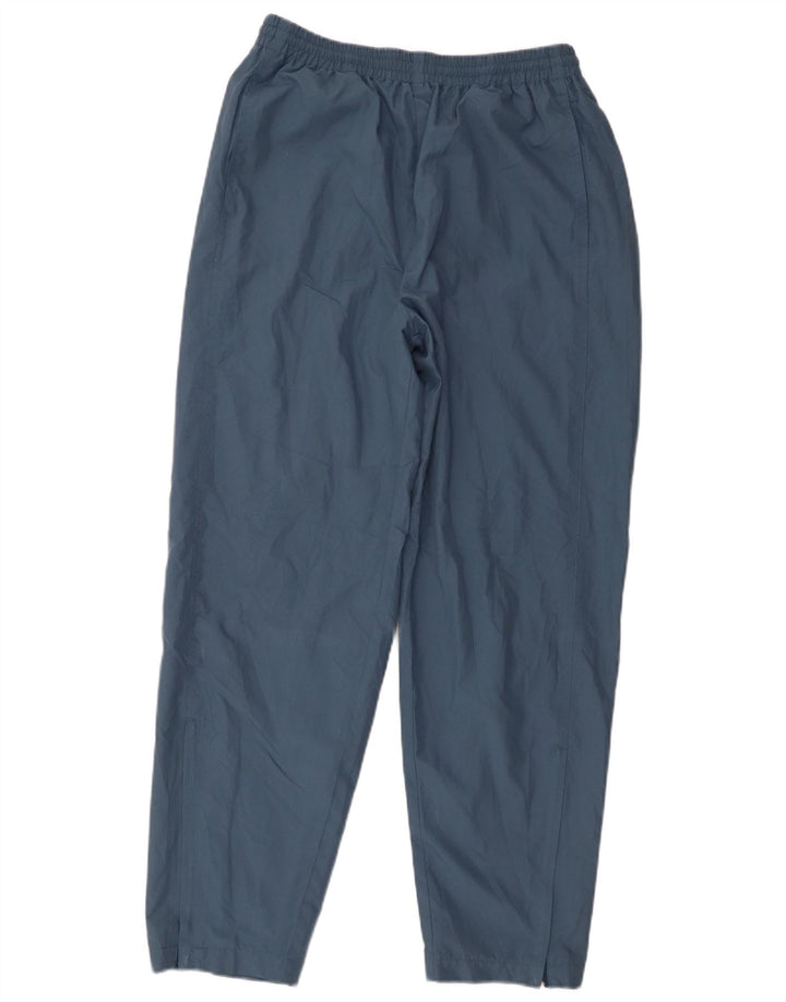 Reebok - Pantalones de chándal para mujer, talla 40, poliéster azul grande