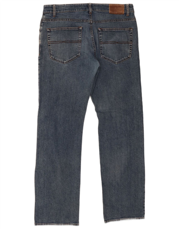 Gant Vaqueros Rectos Para Hombre W34 L32 Algodón Azul