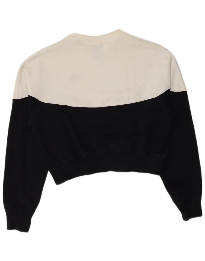 Nike - Sudadera corta para mujer, talla 40, talla mediana, color negro