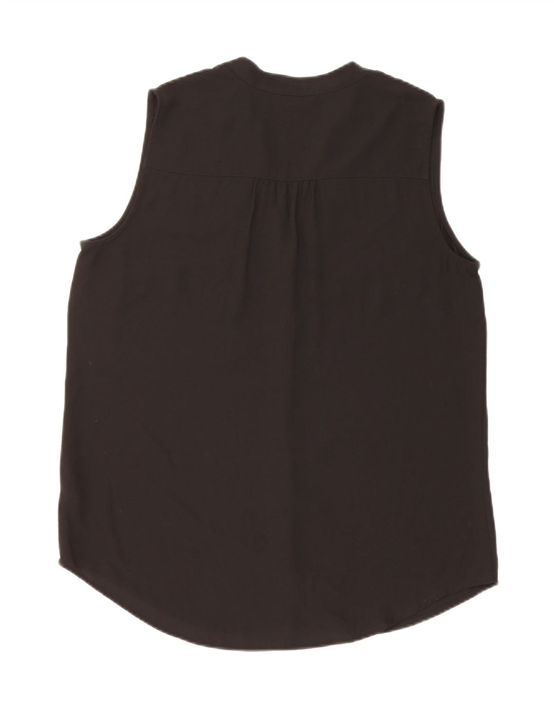 MARKS & SPENCER Blusa sin mangas para mujer UK 44 Grande Negro