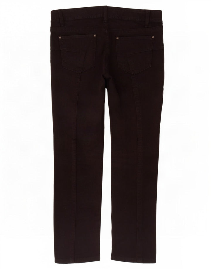 Massimo Dutti Vaqueros Slim Mujer EU 40 Medium W30 L30 Negro Algodón
