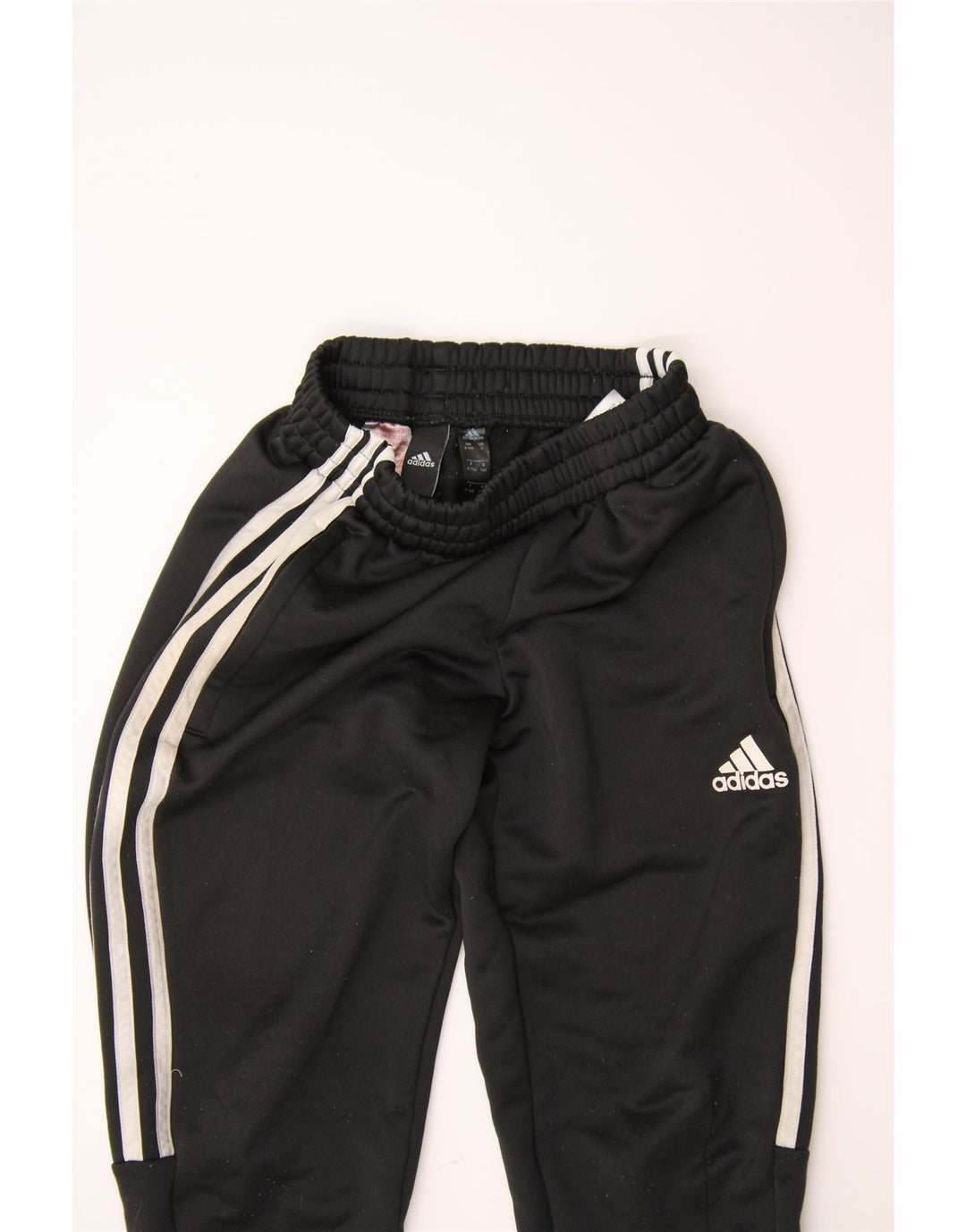 ADIDAS Boys Aeroready Tracksuit Trousers 9-10 Years  Black Polyester Vintage Adidas and Second-Hand Adidas from Messina Hembry 
