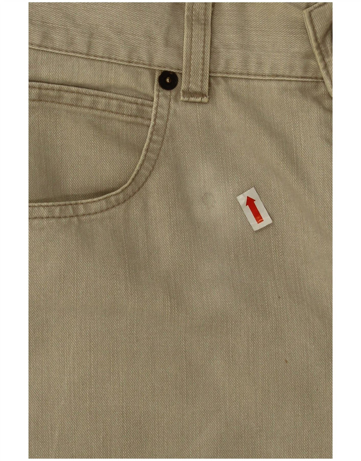 Armani Jeans Rectos Hombre W36 L28 Algodón Beige