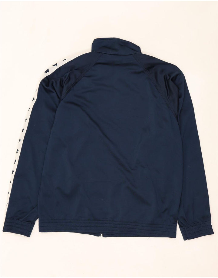 Lotto Hombre Chándal Top Chaqueta Small Azul Marino Colorblock Poliéster