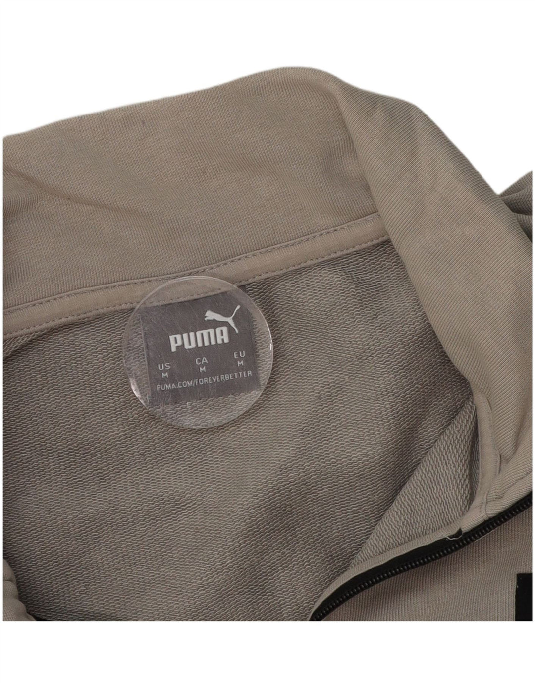 Puma Sudadera Con Cuello Y Cremallera Jumper Gris Medio