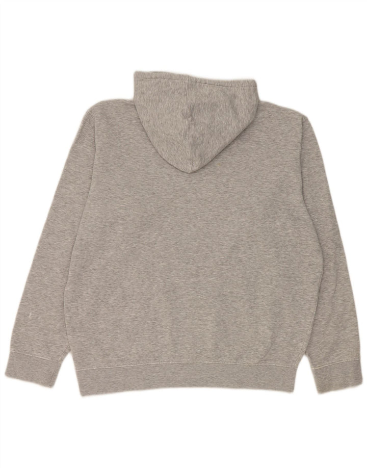 Fila Hombre Graphic Sudadera Con Capucha Jumper Grande Gris Moteado