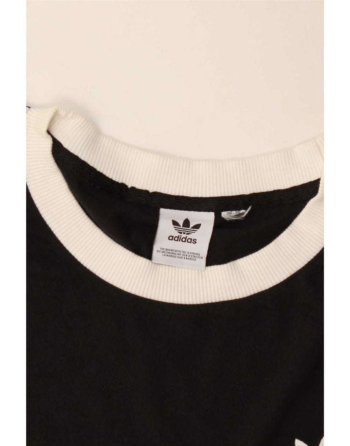 Adidas - Camiseta para hombre, talla grande, color negro